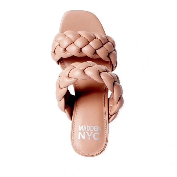 Madden NYC - Blush - Braided Chunky Heel - Women’s Shoes - Picture 3 of 5